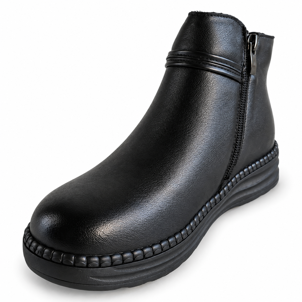 Ghete Casual Damă Formazione 2587 Negru – vedere 6