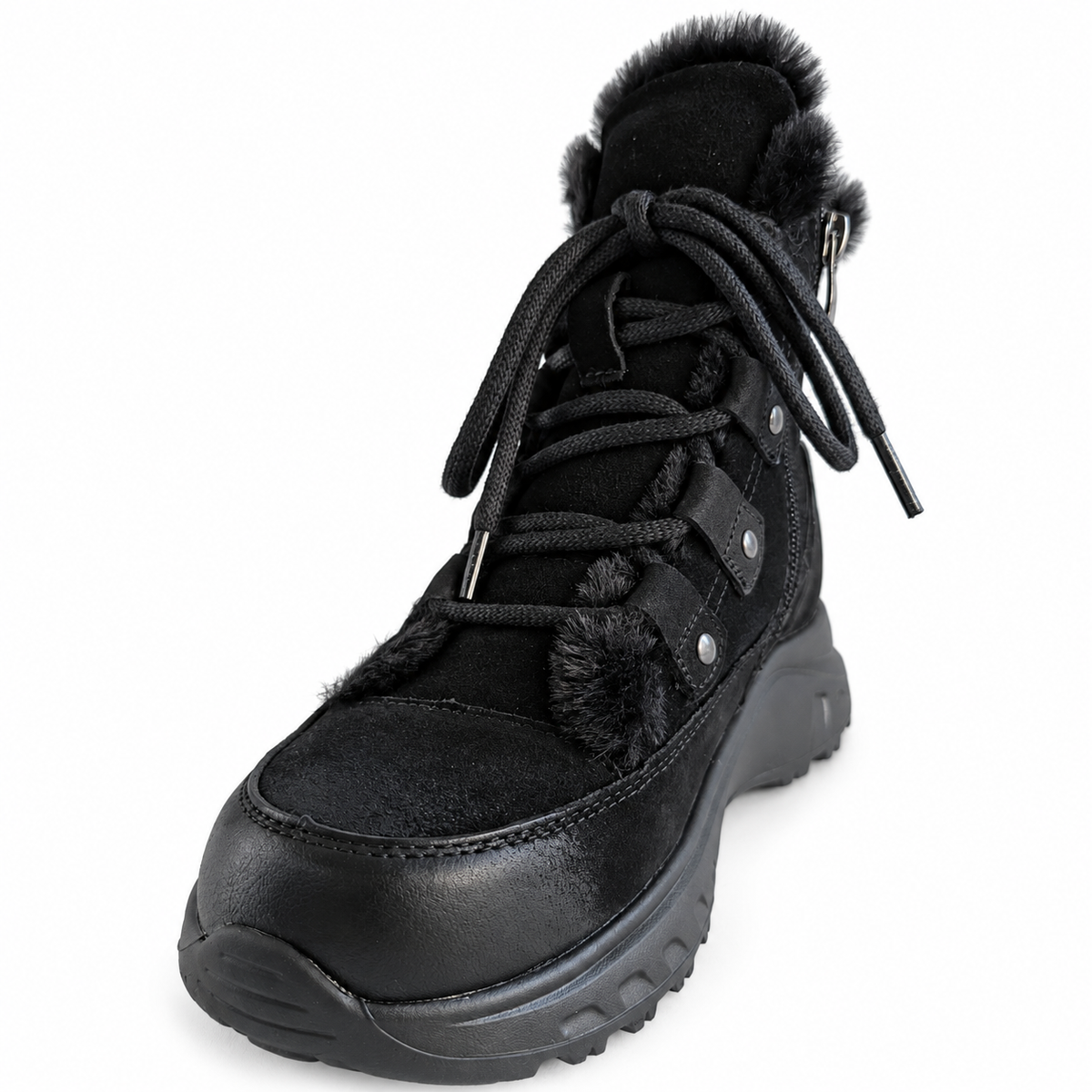Ghete Casual Damă Franco Gerardo 3602 Negru – vedere 6