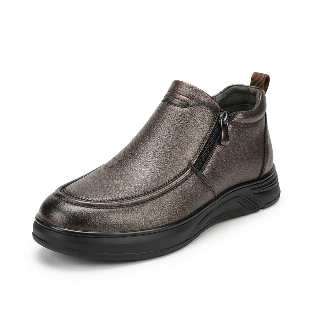 Ghete Casual Bărbați Mels M18012 Maro – vedere 7
