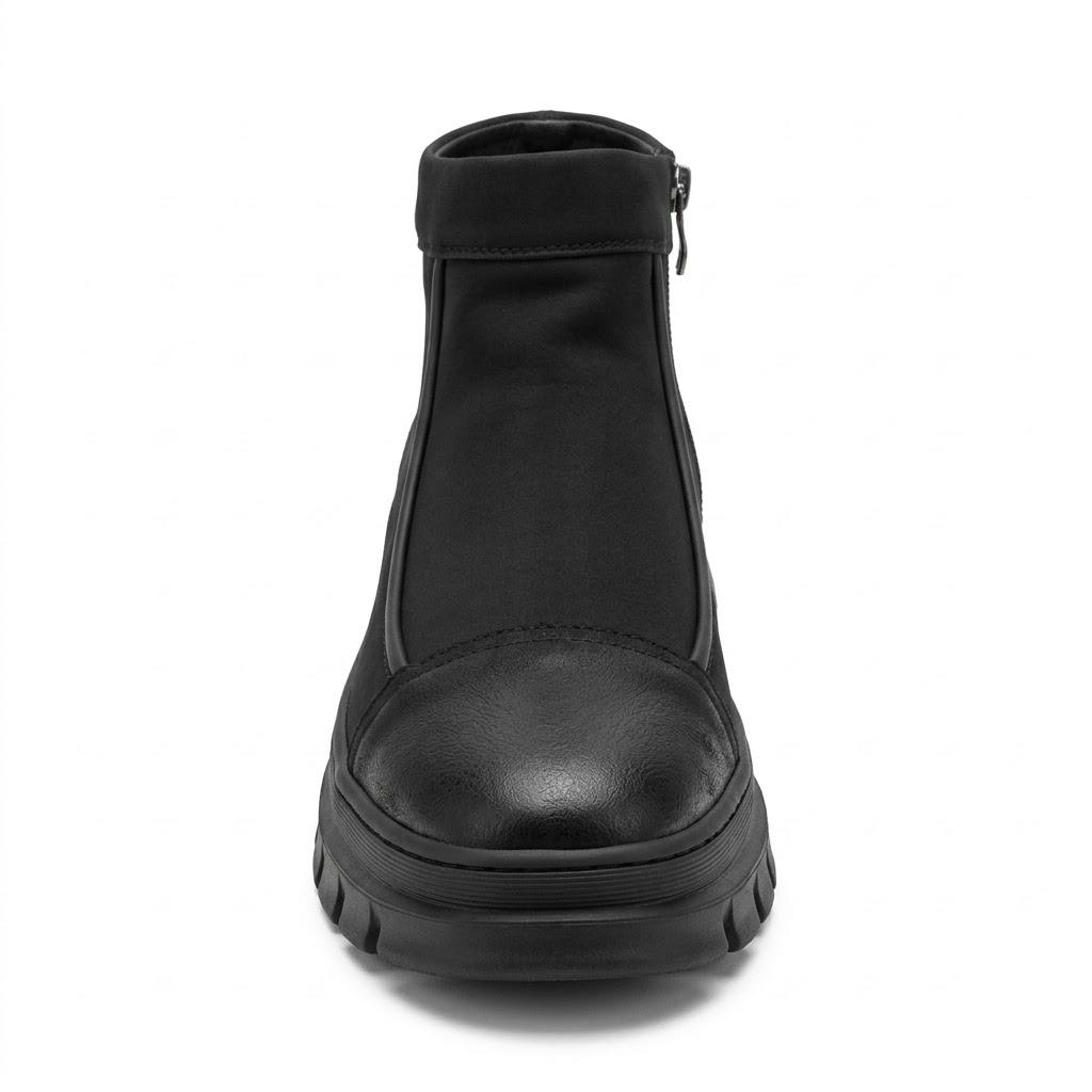 Ghete Casual Bărbați Franco Gerardo 5787 Negru – vedere 7