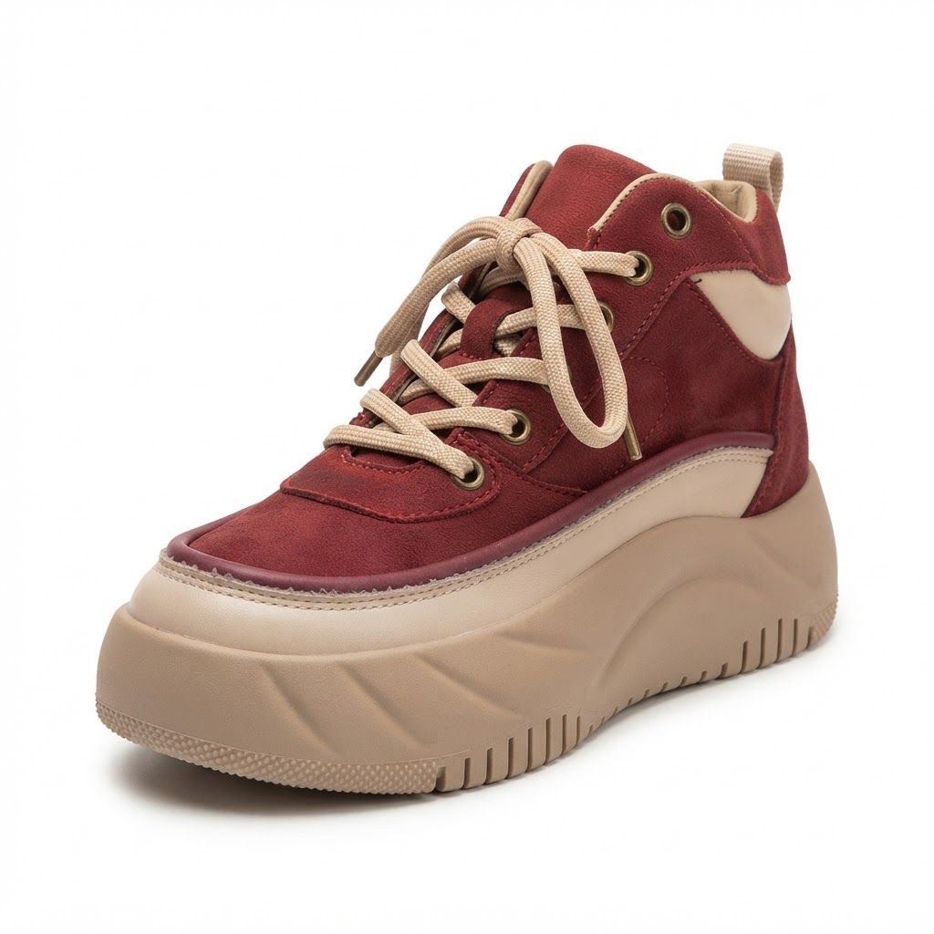 Pantofi Sport Damă Franco Gerardo 77038 Roșu – vedere 7