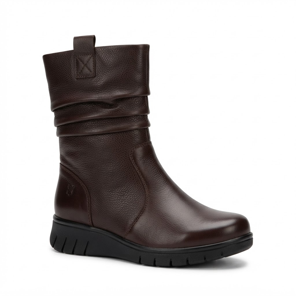 Ghete Casual Damă Caprice 26455-45 337 Maro Închis – Piele Naturală – vedere 7