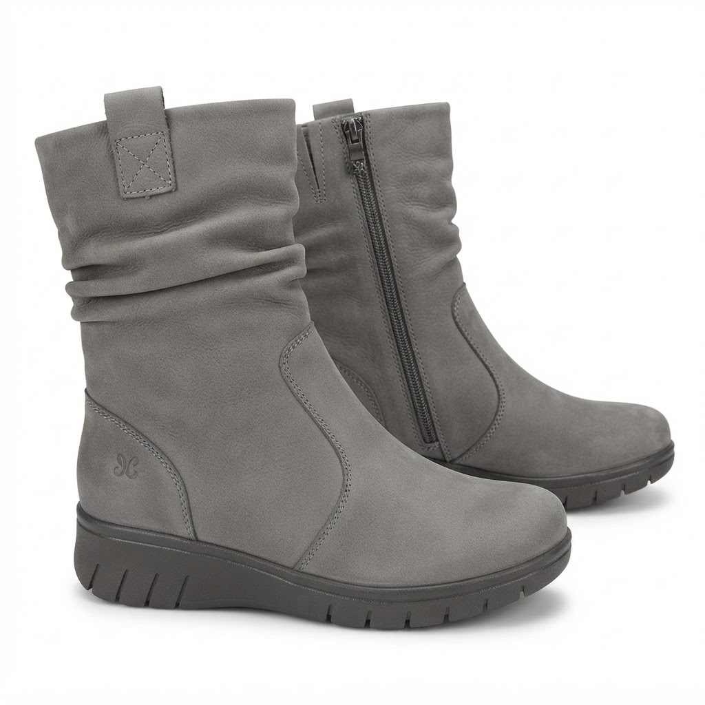 Ghete Casual Damă Caprice 26455-45 334 Taupe Nubuc – Piele Naturală – vedere 7