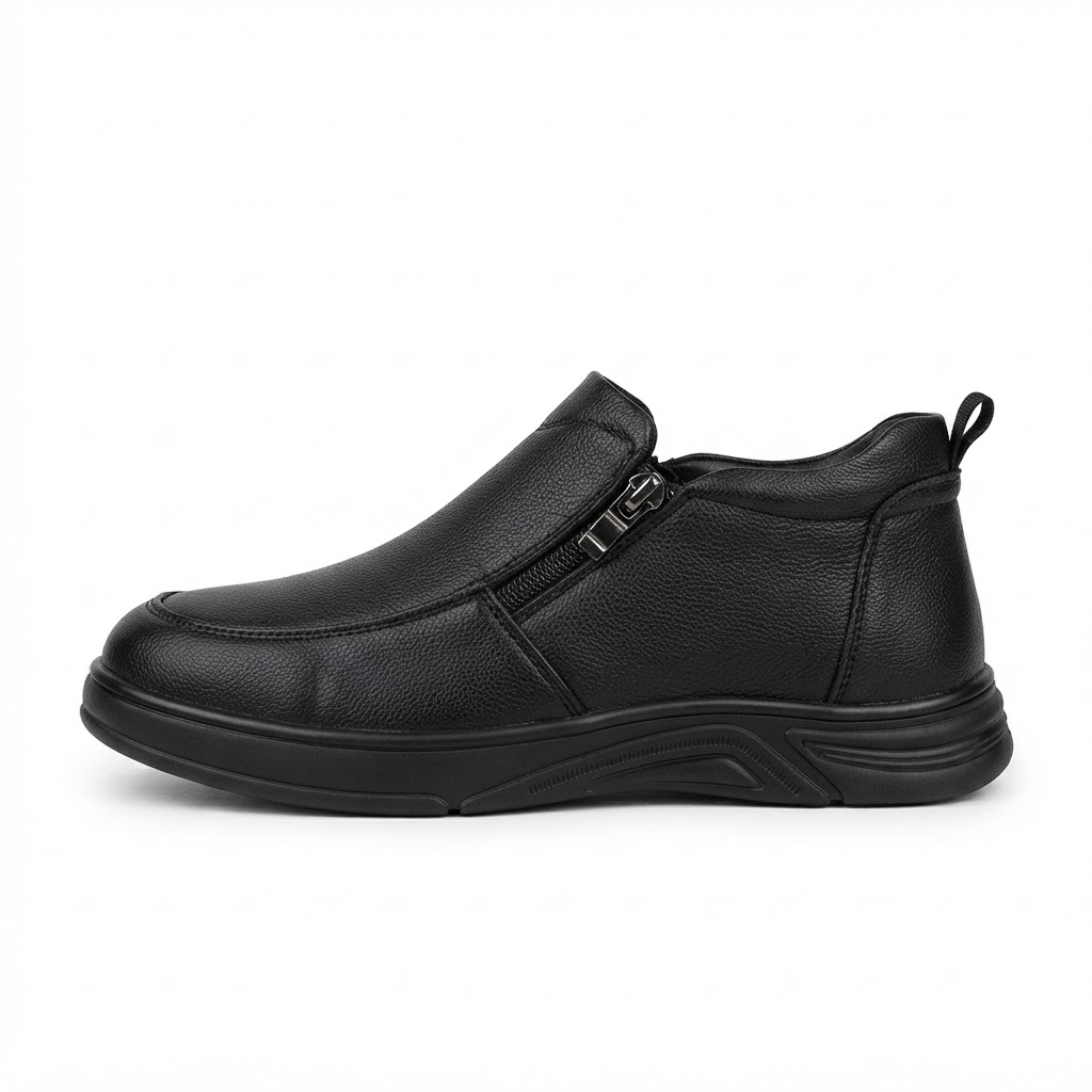 Ghete Casual Bărbați Mels M18012 Negru – vedere 7
