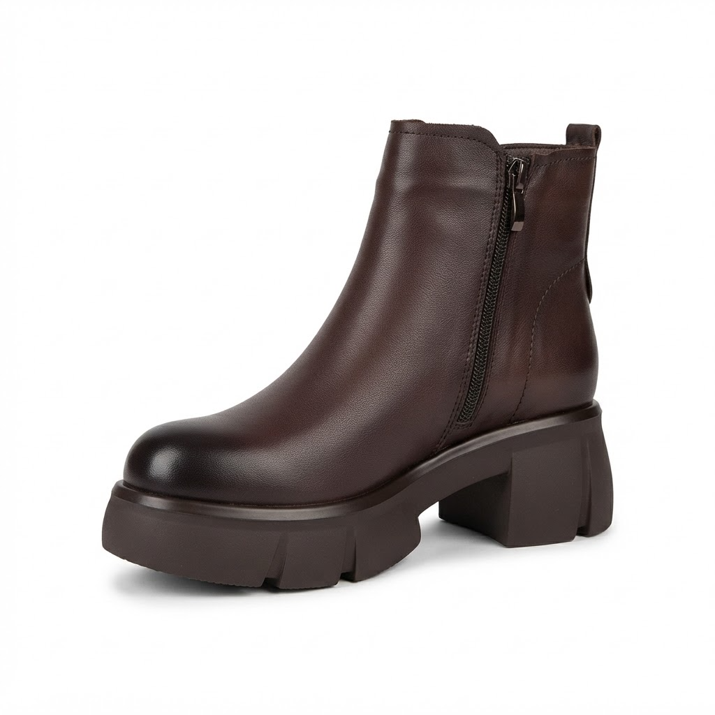 Ghete Casual Damă Formazione 9257 Maro – vedere 7
