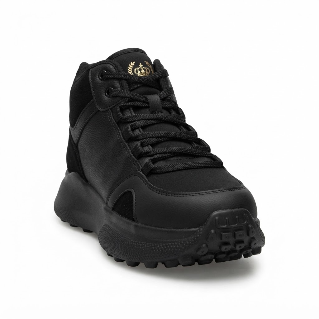 Ghete Casual Damă Franco Gerardo 6682-2 Negru – vedere 7
