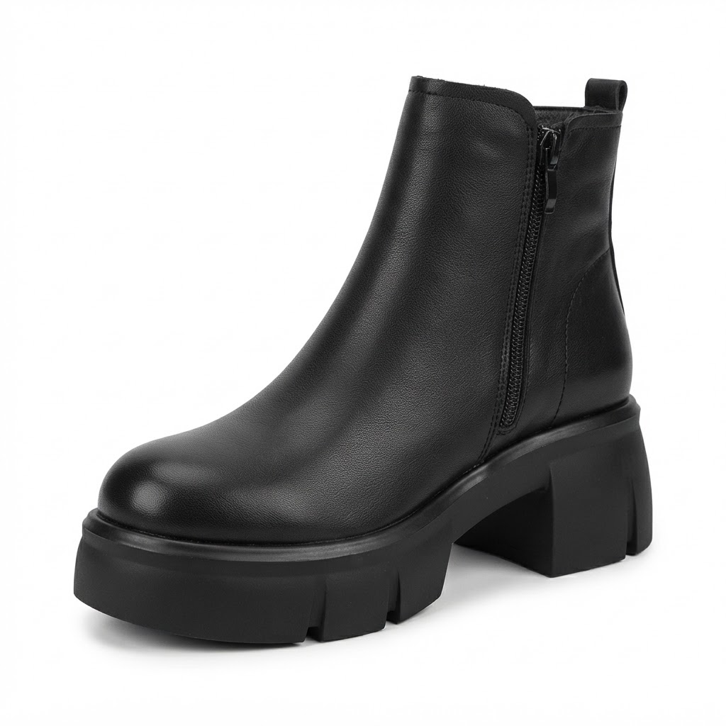 Ghete Casual Damă Formazione 9257 Negru – vedere 7