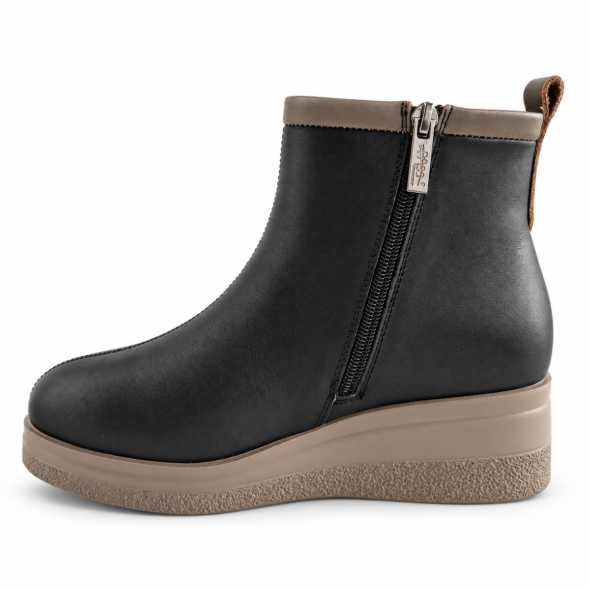 GHETE CASUAL DAMA PASS 970010A 01-N NEGRE CU GREJ - vedere 8/20