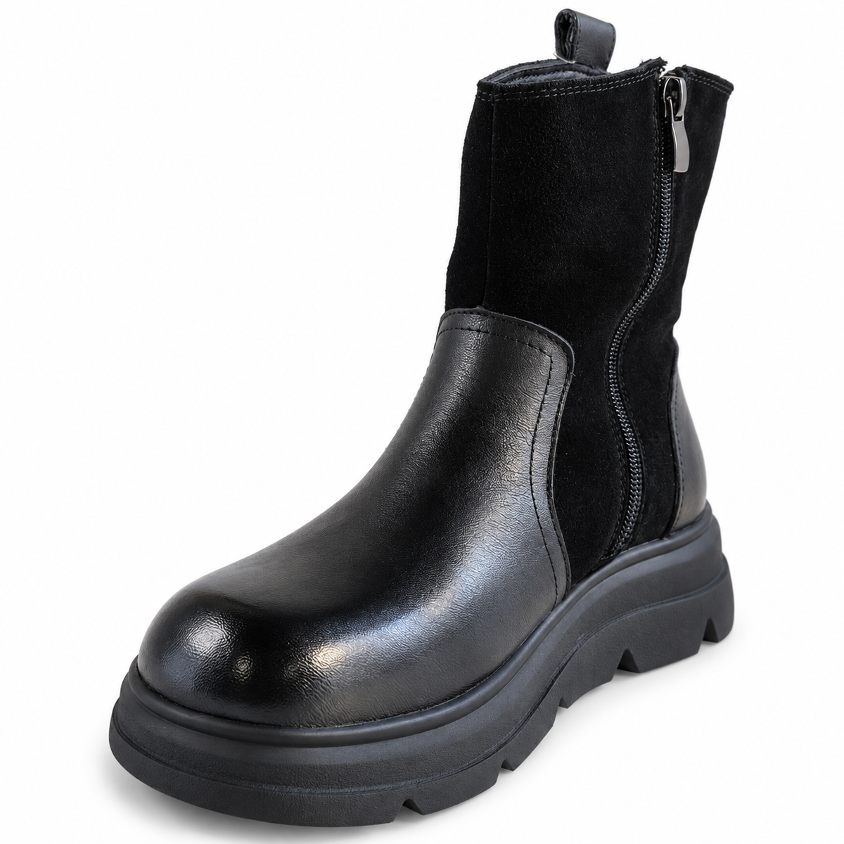 Ghete Casual Damă Formazione 99312 Negru – vedere 7