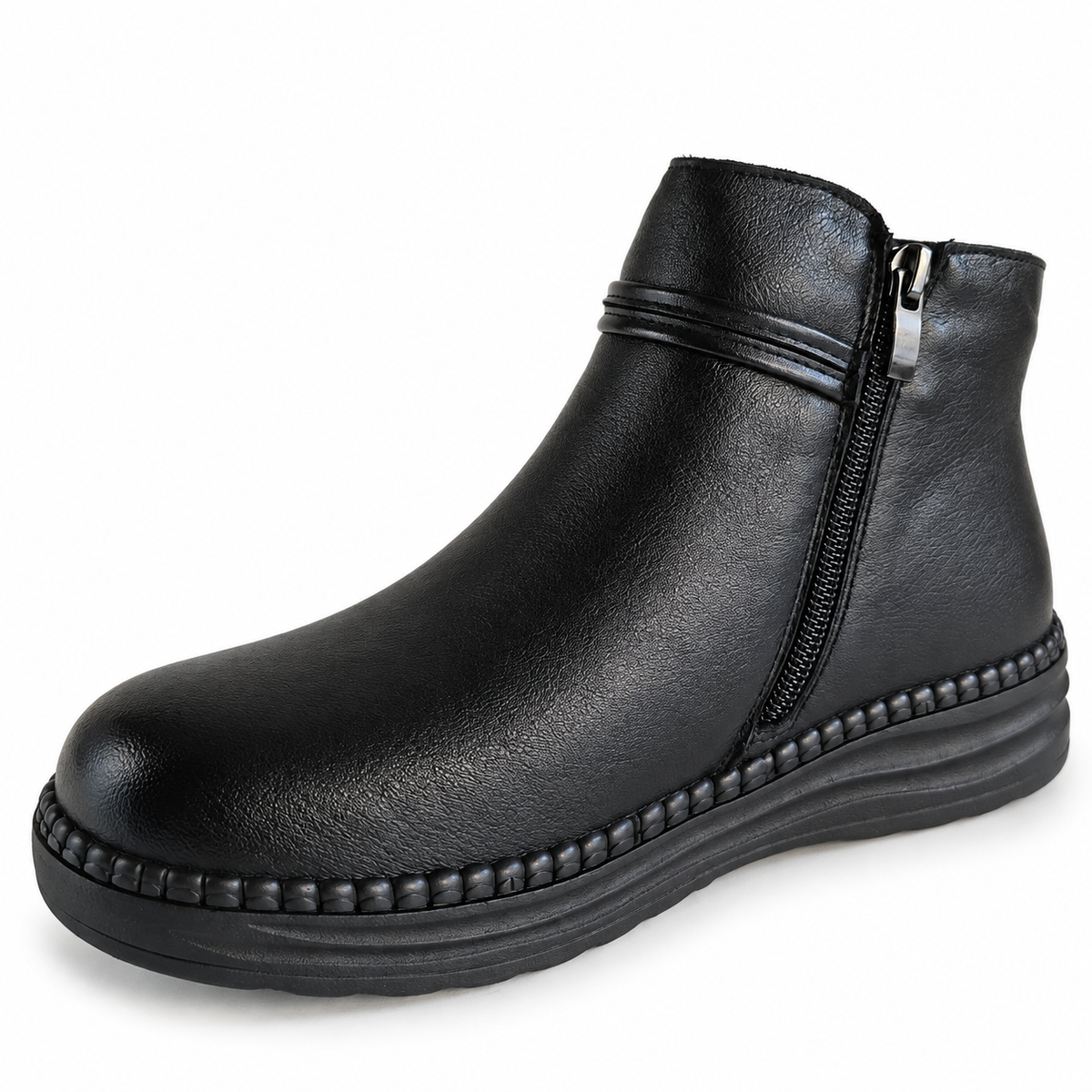 Ghete Casual Damă Formazione 2587 Negru – vedere 7