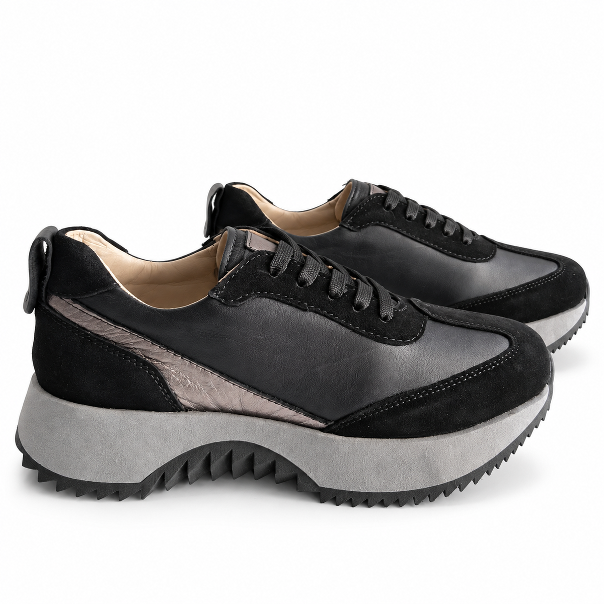 Pantofi Casual Damă Dogati 023 SS 1123 Negru – vedere 8