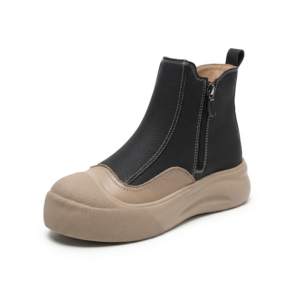Ghete Casual Damă Franco Gerardo X5019 Negru – vedere 8