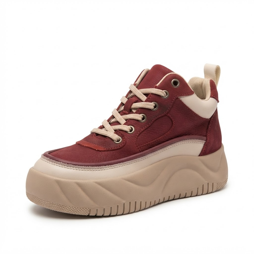 Pantofi Sport Damă Franco Gerardo 77038 Roșu – vedere 8