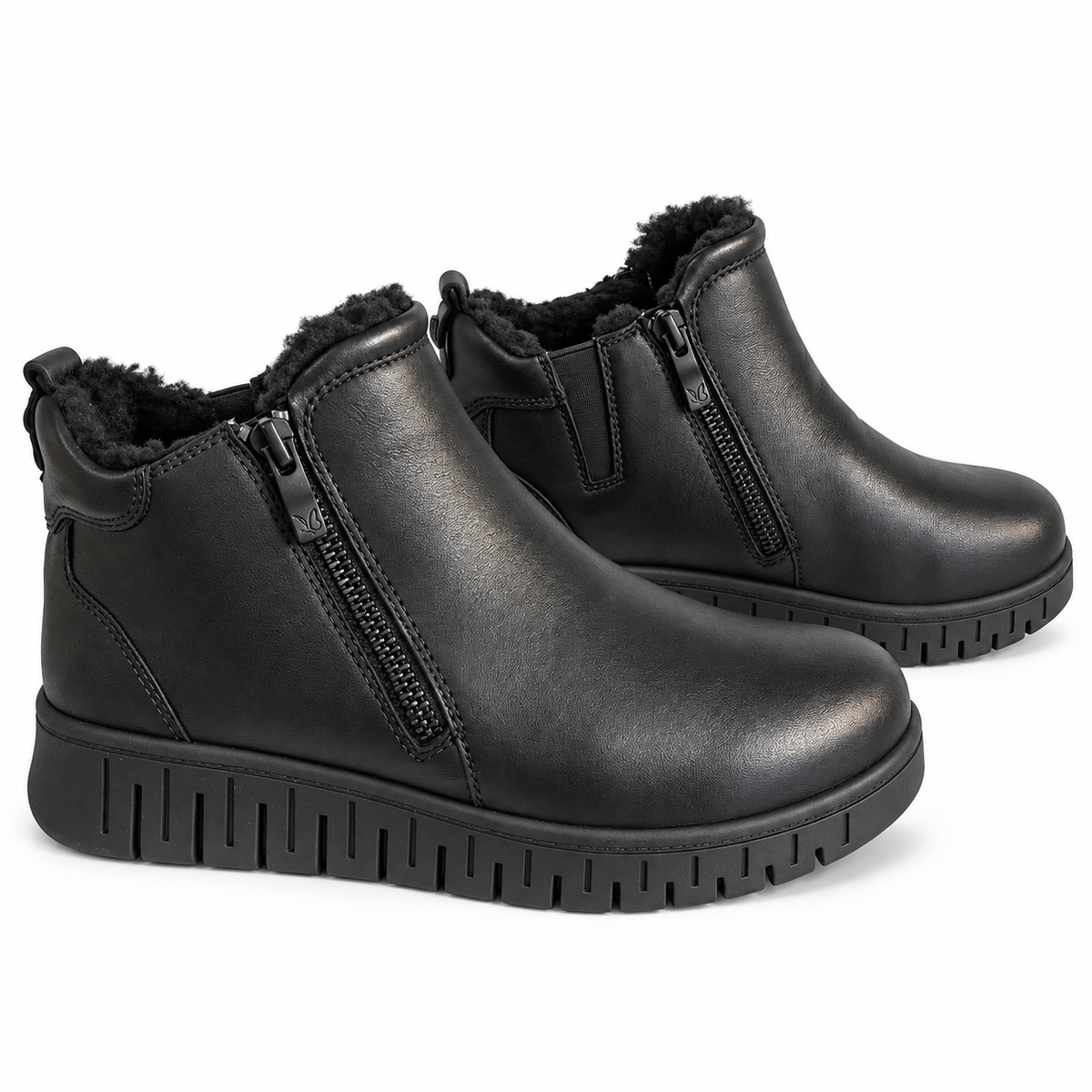 Ghete Casual Damă Caprice 26416-47 022 Negru - vedere 9/12