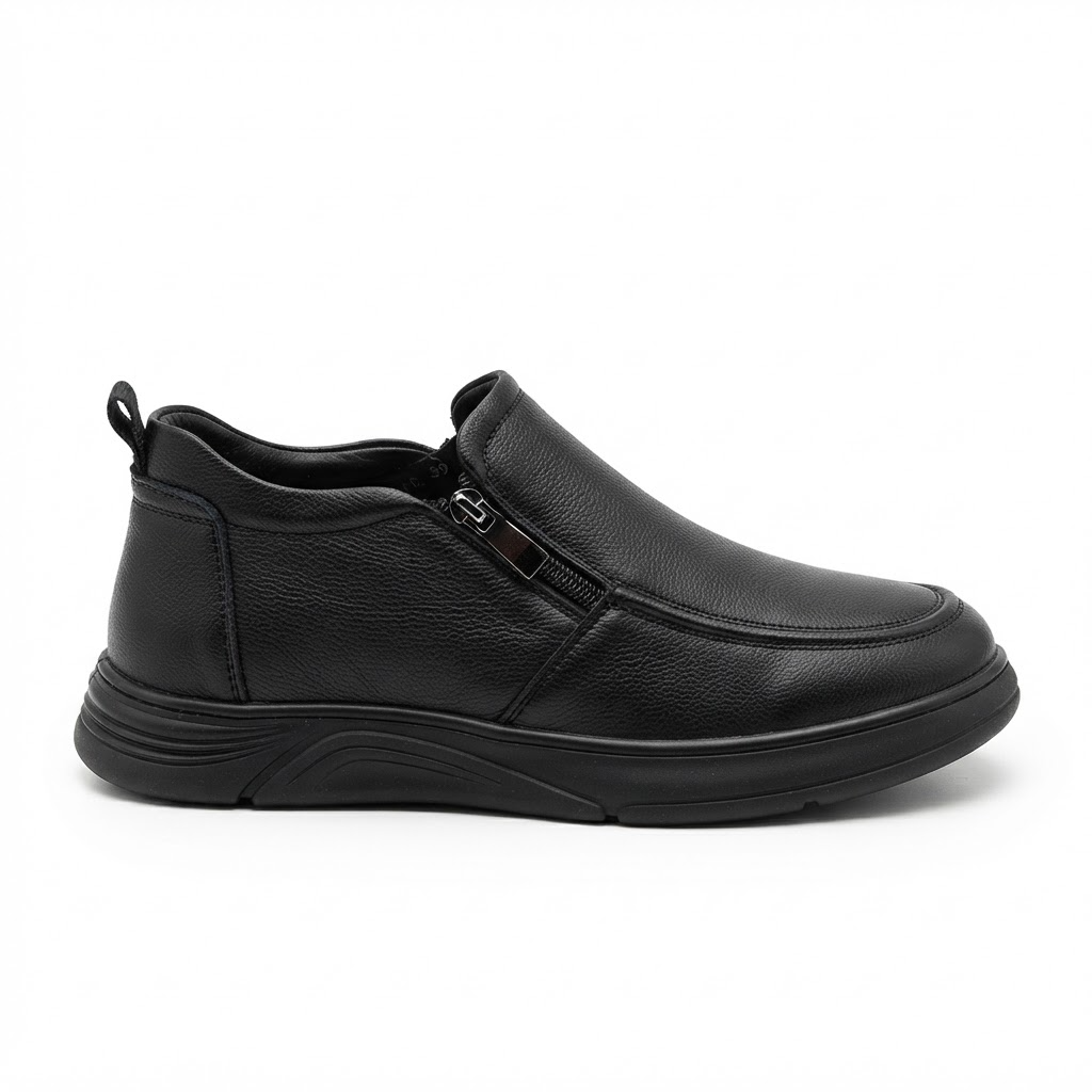 Ghete Casual Bărbați Mels M18012 Negru – vedere 8