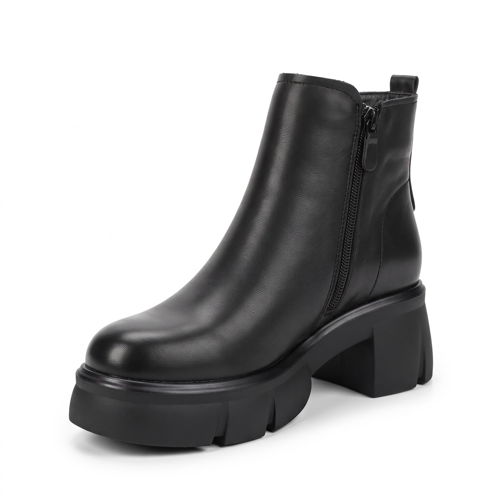 Ghete Casual Damă Formazione 9257 Negru – vedere 8