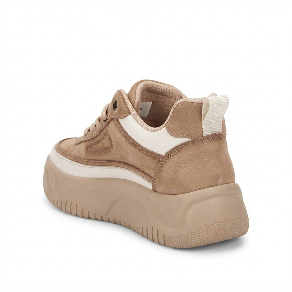 Pantofi Sport Damă Franco Gerardo 77038 Khaki – vedere 8
