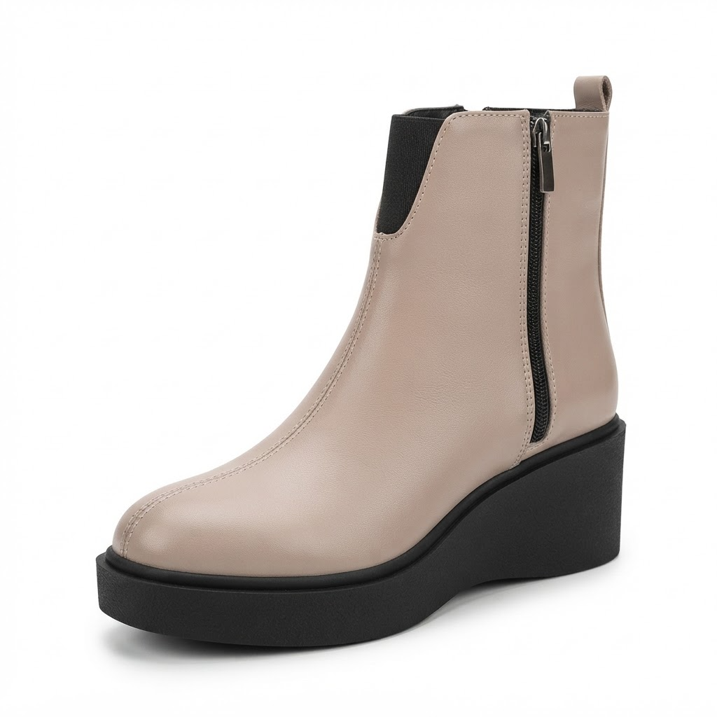 Ghete Casual Damă Dogati 061 27101 Grej Perlat – Piele Naturală – vedere 8