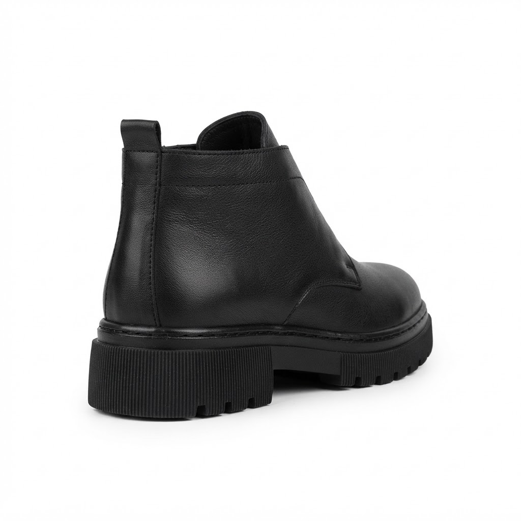 Ghete Casual Damă Dogati 011 YNK 4041 Negru – Piele Naturală – vedere 8