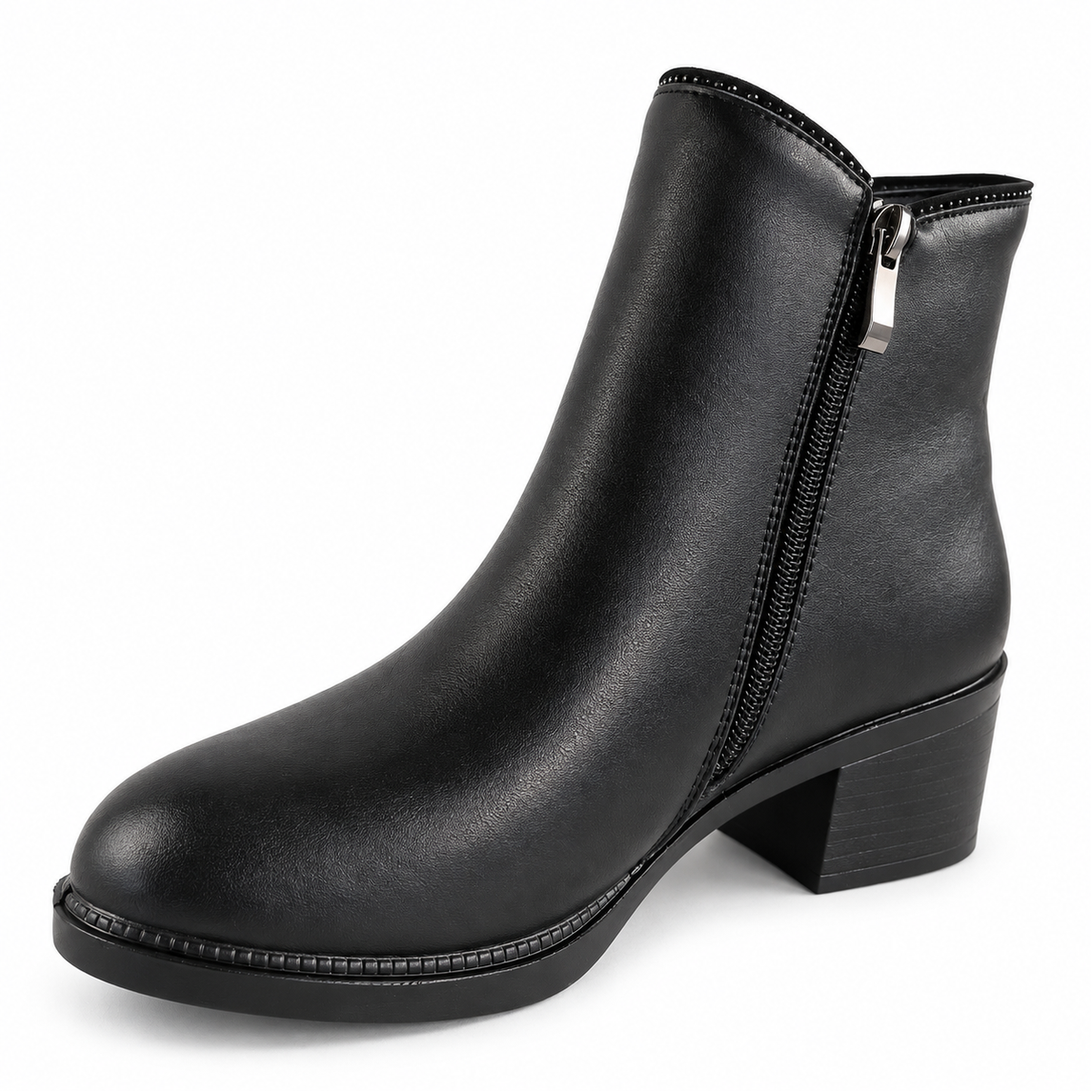 Ghete Casual Damă Formazione E0210-1 Negru – vedere 8