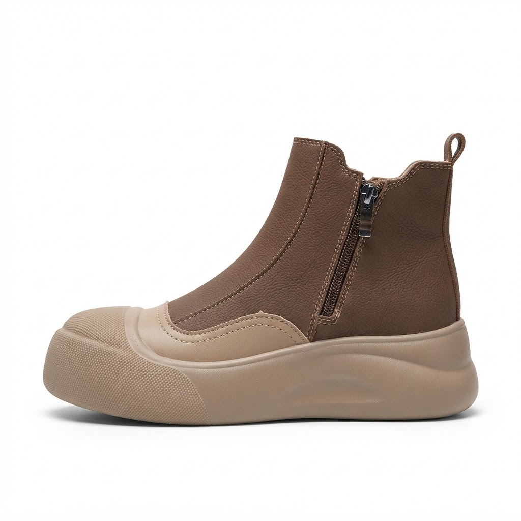 Ghete Casual Damă Franco Gerardo X5019 Maro – vedere 9