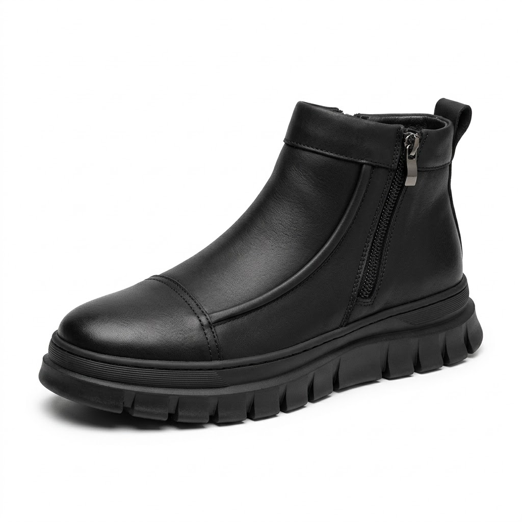 Ghete Casual Bărbați Franco Gerardo 5787 Negru – vedere 9