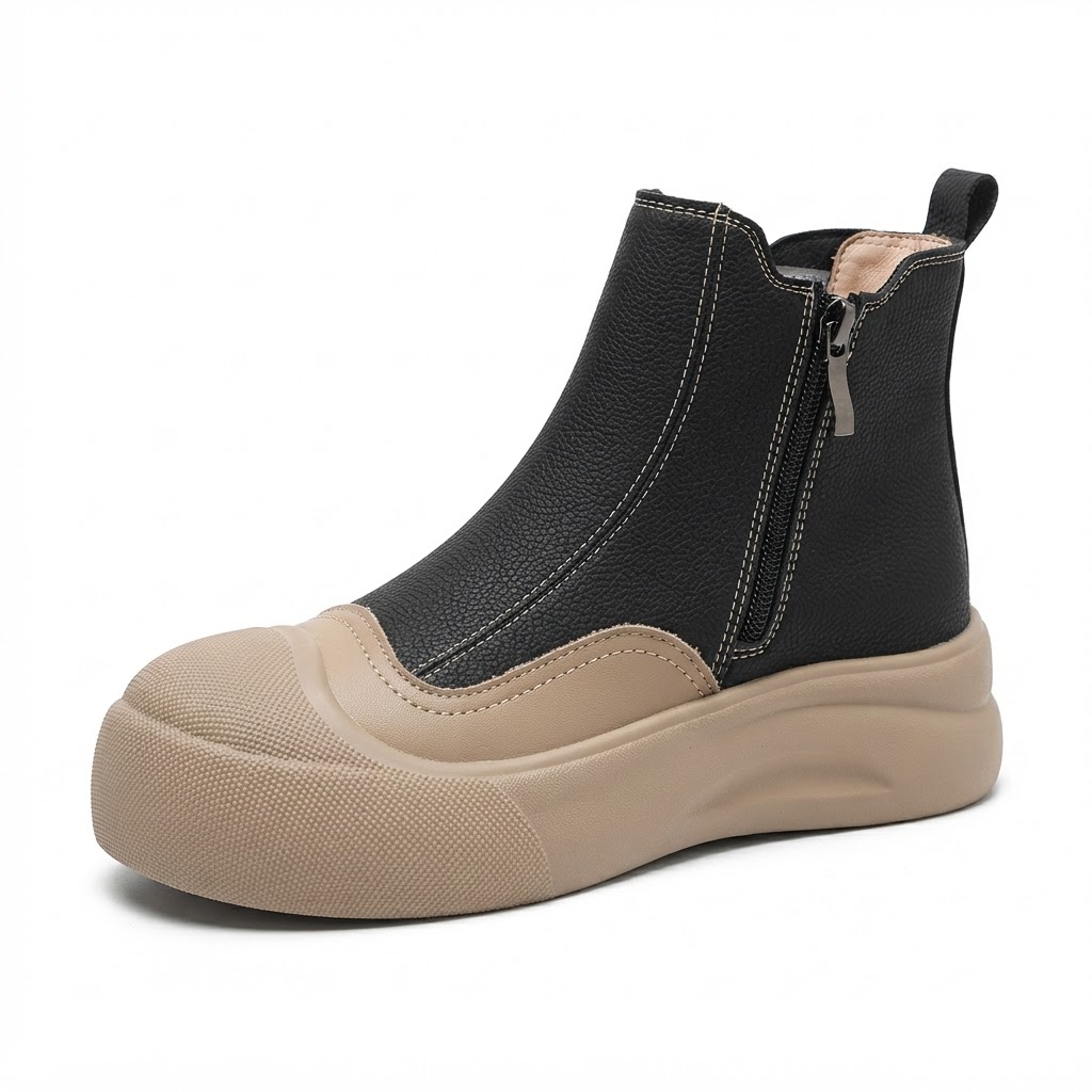 Ghete Casual Damă Franco Gerardo X5019 Negru – vedere 9