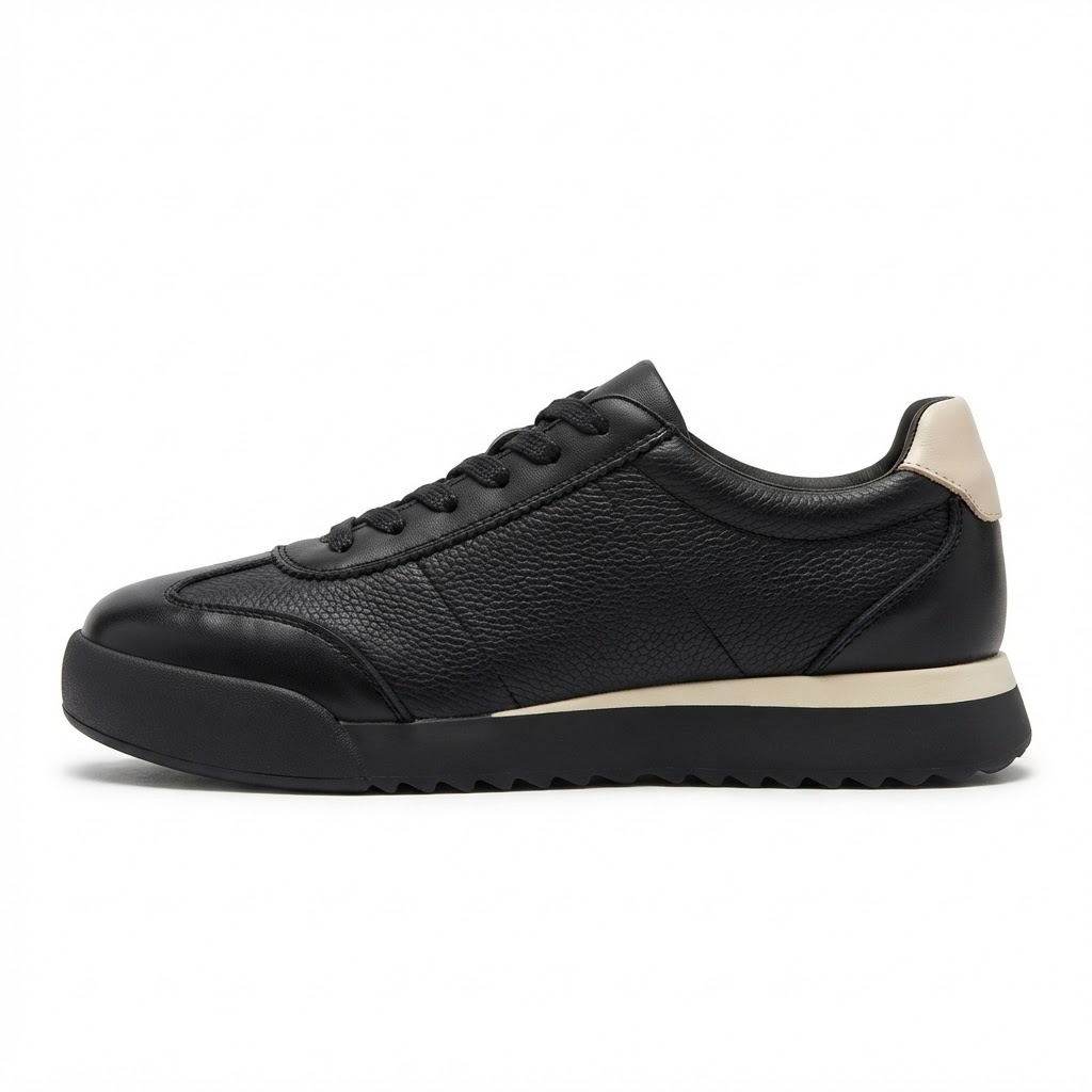 Pantofi Sport Bărbați Franco Gerardo 5327 Negru – Piele Naturală – vedere 9