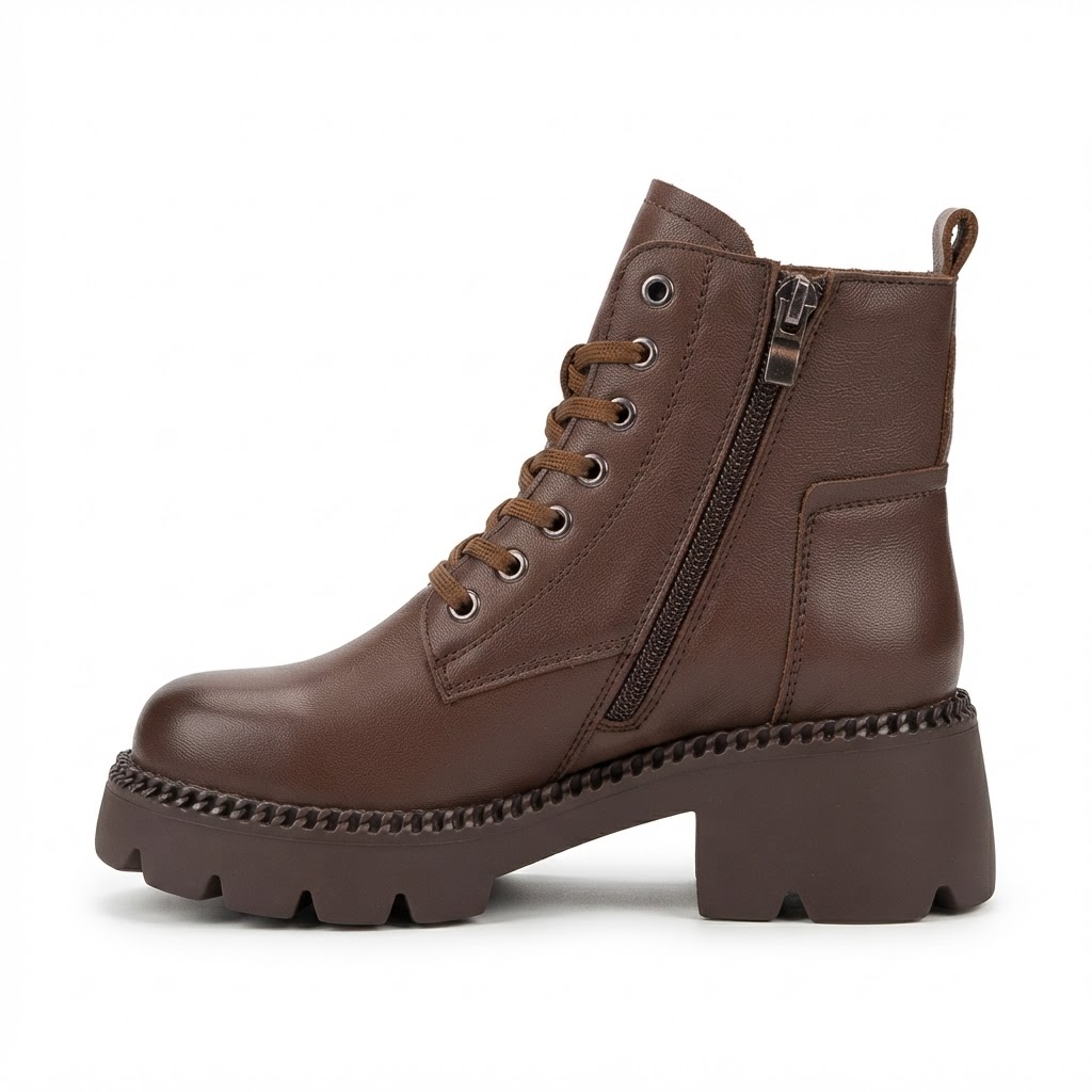 Ghete Casual Damă Formazione 8099 Maro – vedere 9