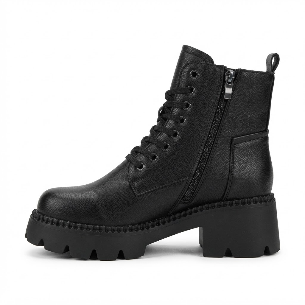 Ghete Casual Damă Formazione 8099 Negru – vedere 9