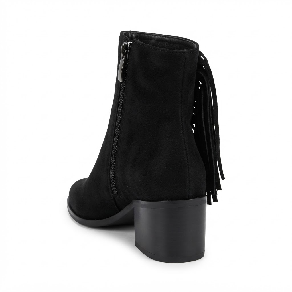 Ghete Casual Damă Formazione 963-5 Negru – vedere 9