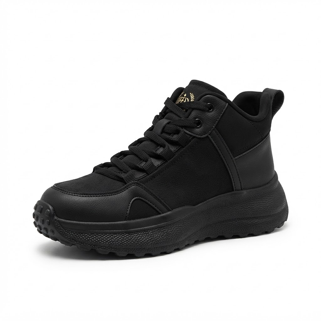 Ghete Casual Damă Franco Gerardo 6682-2 Negru – vedere 9