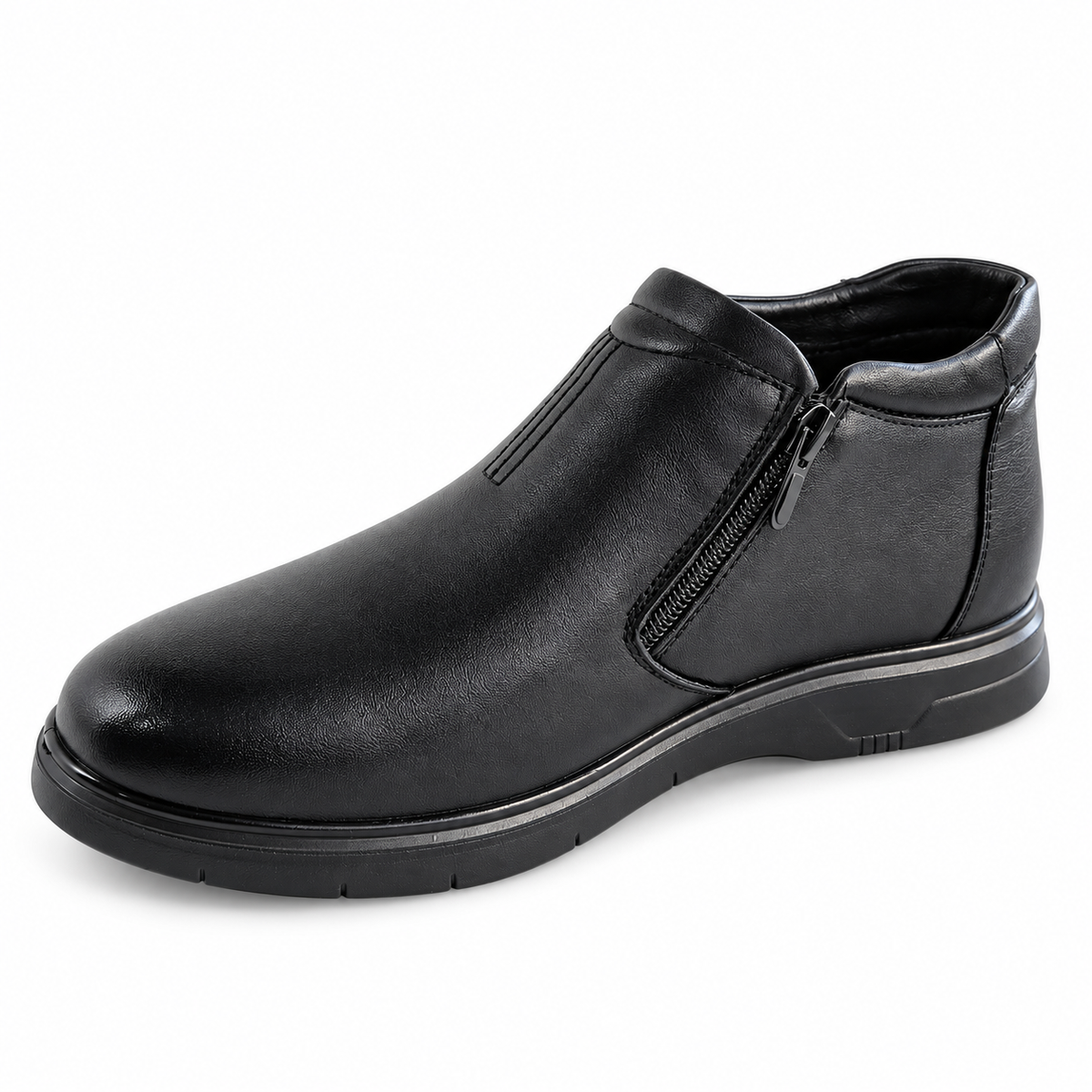 GHETE CASUAL BARBATI MELS 107883 NEGRE - vedere 10/28