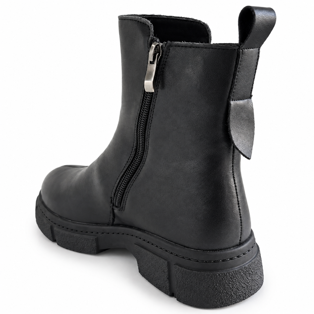 Ghete Casual Damă Formazione 87012R Negru – vedere 9