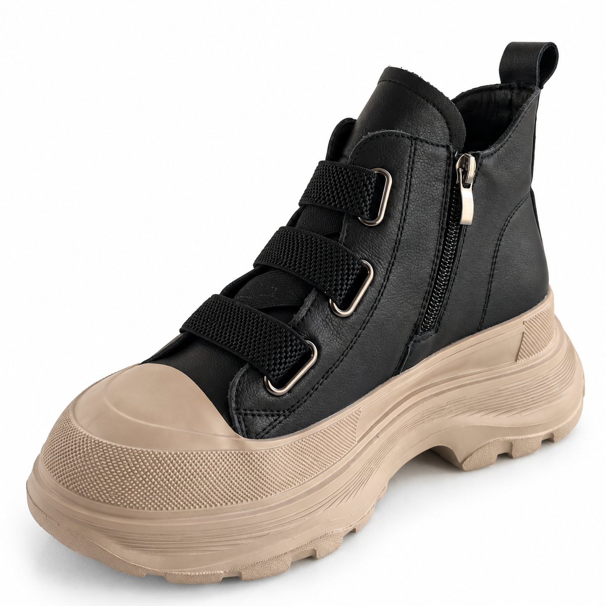 Ghete Casual Damă Franco Gerardo 66082 Negru – vedere 9