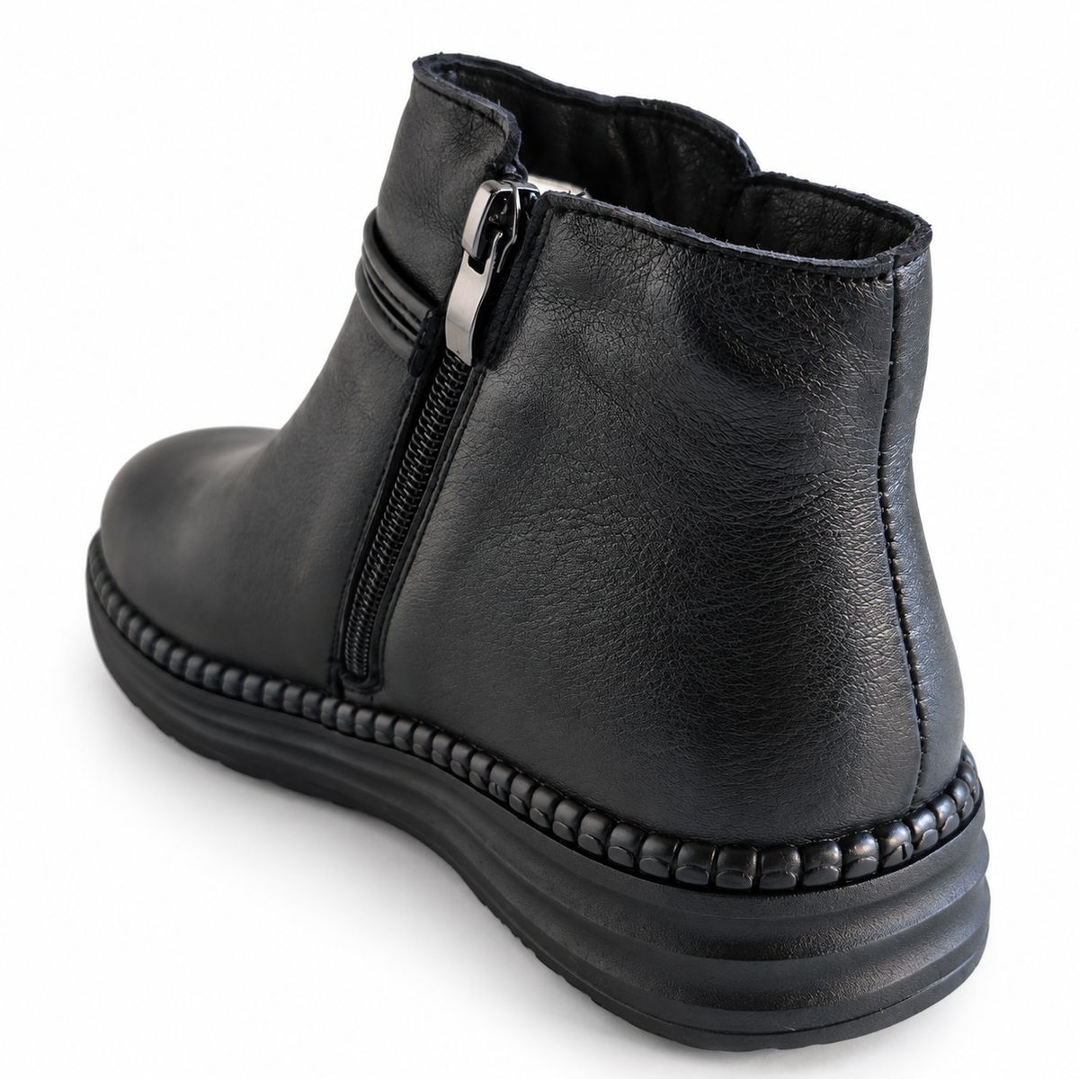 Ghete Casual Damă Formazione 2587 Negru – vedere 9