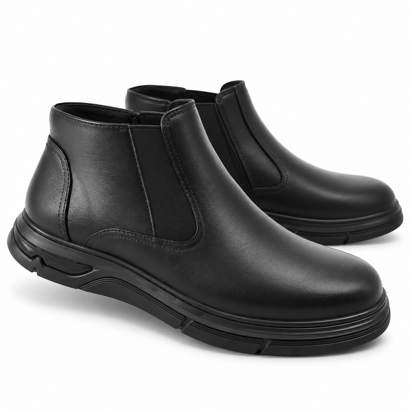 Ghete Casual Bărbați Mels Z184550-1 Negre - vedere 2