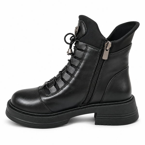 Ghete Casual Damă Dogati 087 6001 Negre - vedere 3/6