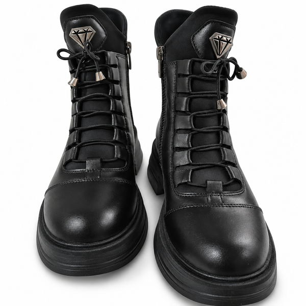 Ghete Casual Damă Dogati 087 6001 Negre - vedere 4/6