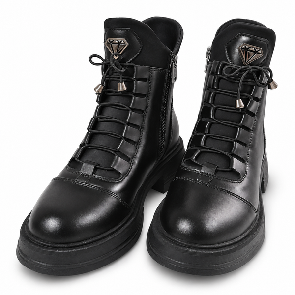 Ghete Casual Damă Dogati 087 6001 Negre - vedere 5/6