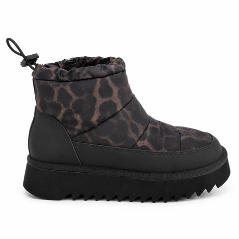 GHETE CASUAL DAMA TAMARIS 26810-45 090 NEGRE + LEOPARD