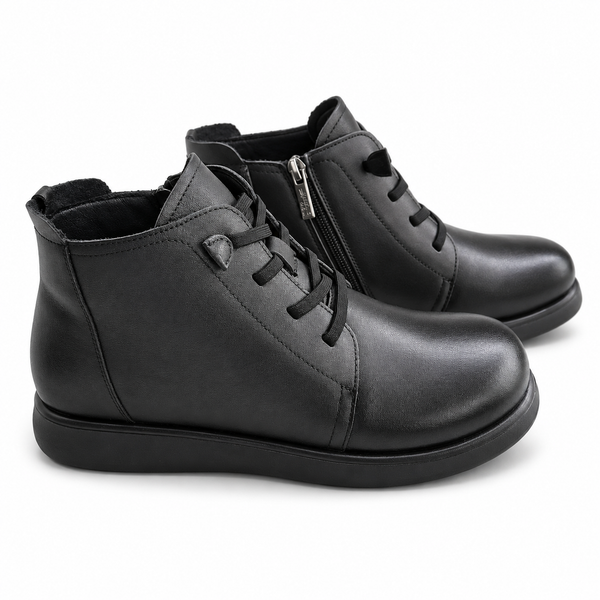 Ghete Casual Damă Pass 970016A 01-N Negre - vedere 4/6