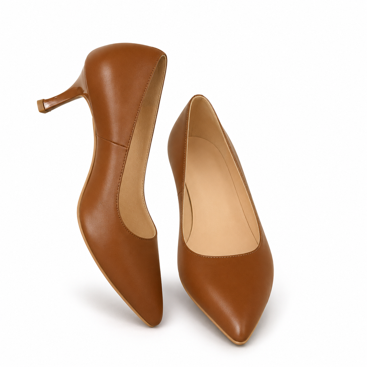 Pantofi Eleganți Damă Antonio 5420 Maro Camel - vedere 6