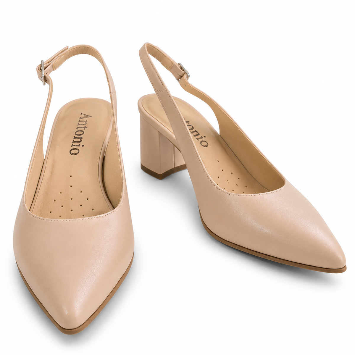 Pantofi Eleganți Damă Antonio 8420 Nude - vedere 5/6