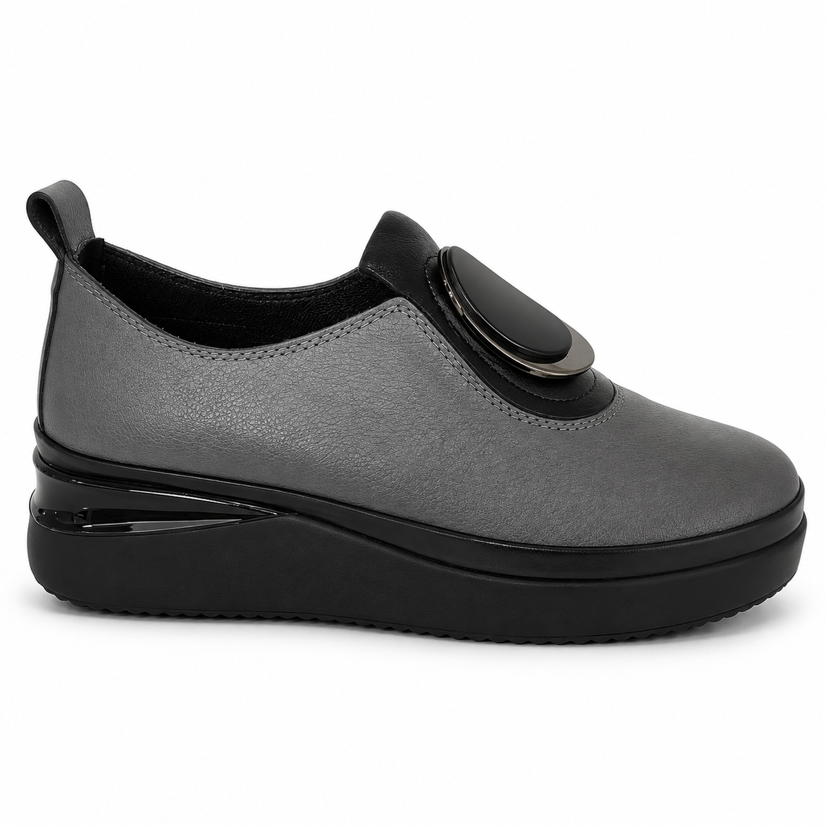 Pantofi Casual Damă Dogati 061 2450 Gri – Piele Naturală - vedere 1/6