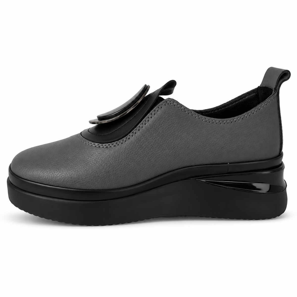 Pantofi Casual Damă Dogati 061 2450 Gri – Piele Naturală - vedere 2/6