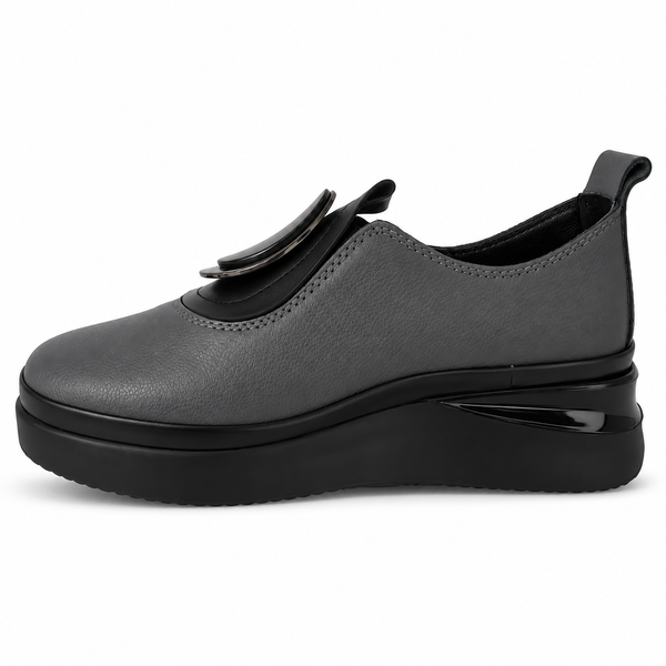 Pantofi Casual Damă Dogati 061 2450 Gri – Piele Naturală - vedere 2/6