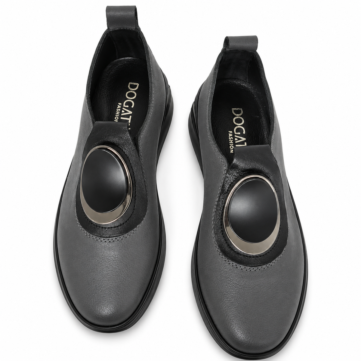 Pantofi Casual Damă Dogati 061 2450 Gri – Piele Naturală - vedere 6/6