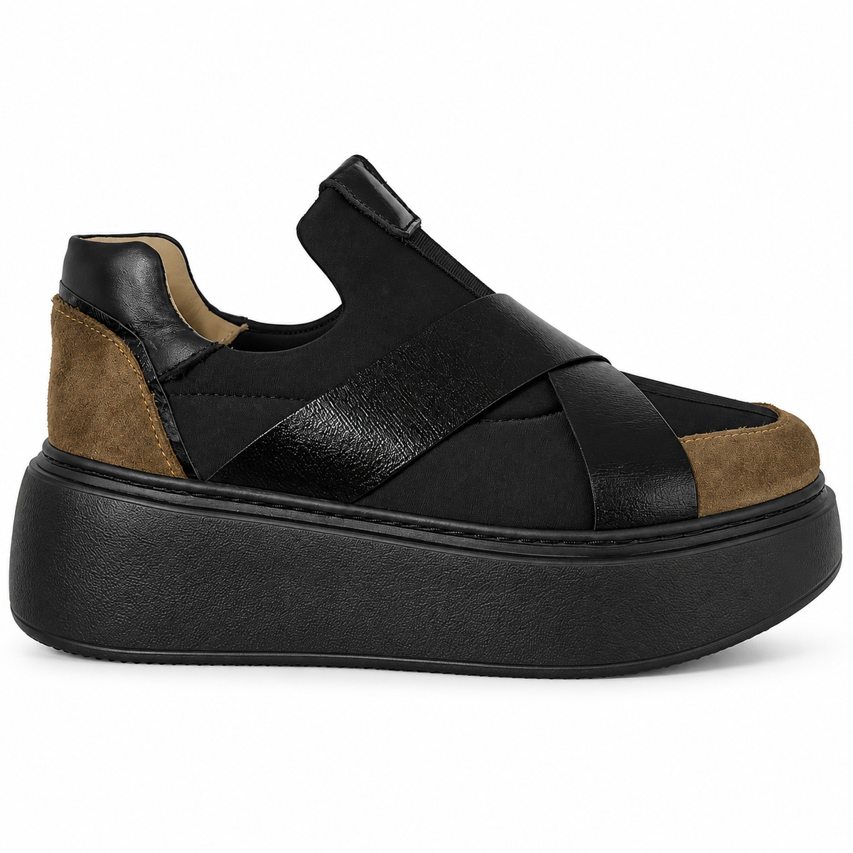 Pantofi Casual Damă Dogati 095 7877-44 Taba – Piele Întoarsă - vedere 1/6