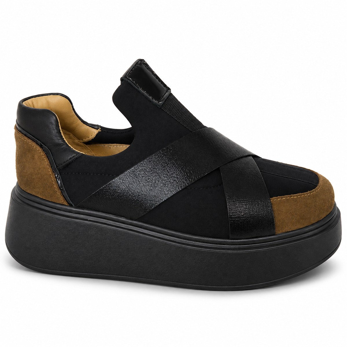 Pantofi Casual Damă Dogati 095 7877-44 Taba – Piele Întoarsă - vedere 2/6